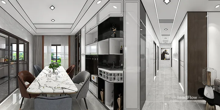 WPC Interior Panel Apartment Design in Hangzhou | Modern Interior in Hangzhou, China - photo 8