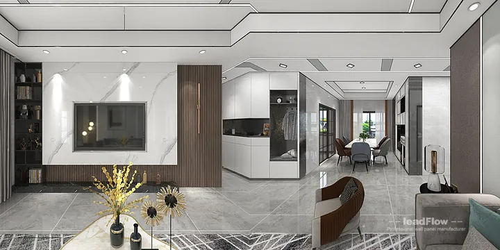 WPC Interior Panel Apartment Design in Hangzhou | Modern Interior in Hangzhou, China - photo 9