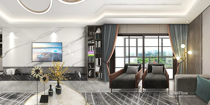 Modern Apartment in Hangzhou Featuring WPC Cladding in Hangzhou, China