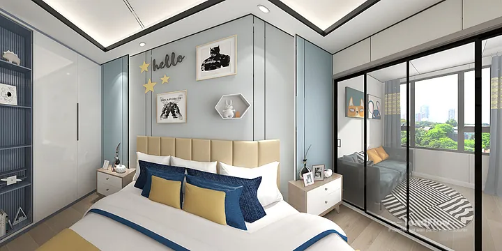 Hangzhou Apartment Featuring WPC Wall Panel | Living-Dining Room Walls in Hangzhou, China - photo 19