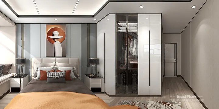Hangzhou Apartment Featuring WPC Wall Panel | Living-Dining Room Walls in Hangzhou, China - photo 2