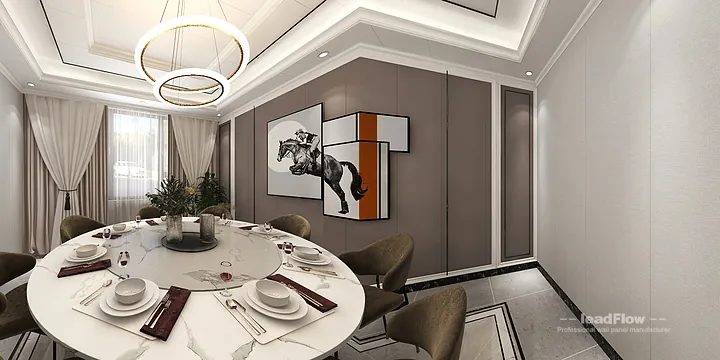 WPC Wall Cladding Commercial Space Case Study in Hangzhou | Elegant foyer in Hangzhou, China - photo 2