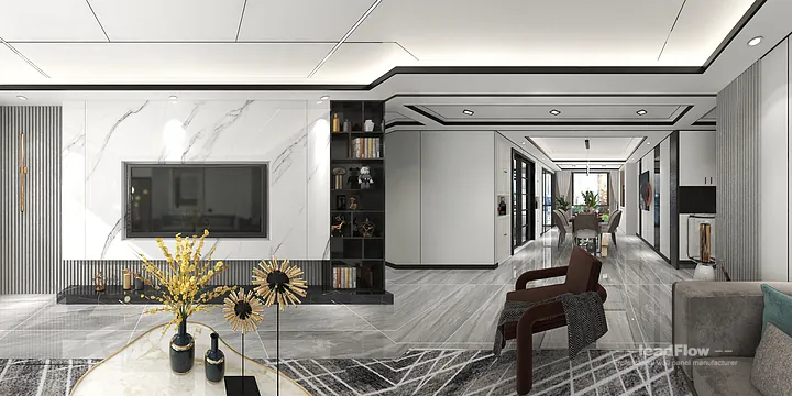 Premium Apartment in Hangzhou Featuring WPC Interior Panel in Hangzhou, China - photo 6