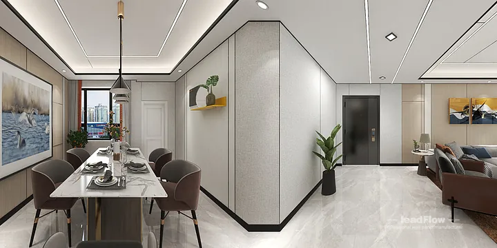 Premium WPC Wall Cladding for Hangzhou Apartment &mdash; Elegant Finish in Hangzhou, China - photo 10