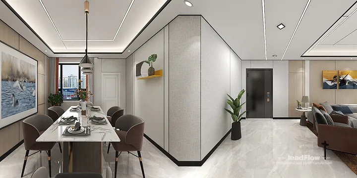 Premium WPC Wall Cladding for Hangzhou Apartment &mdash; Elegant Finish in Hangzhou, China - photo 14