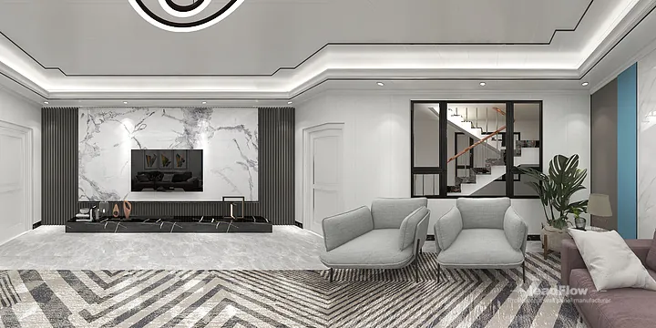 WPC Wall Cladding Solution: Hangzhou Apartment Project in Hangzhou, China - photo 2