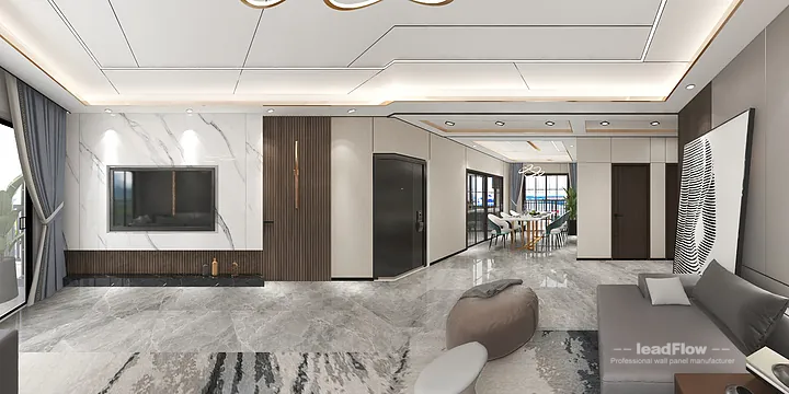 WPC Interior Panel Apartment Design in Hangzhou | Modern Interior in Hangzhou, China - photo 3