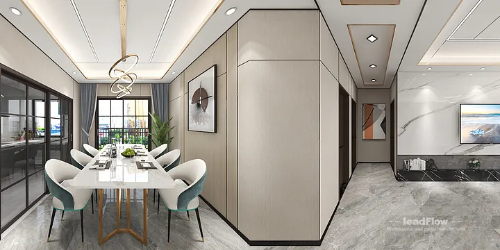 WPC Interior Panel Apartment Design in Hangzhou | Modern Interior in Hangzhou, China - photo 5
