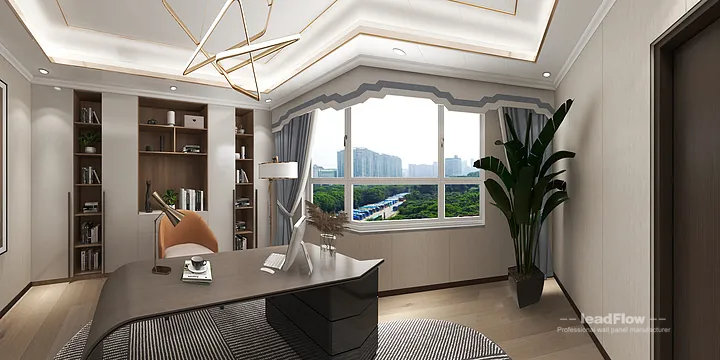 Hangzhou Apartment Interior with WPC Cladding &mdash; bedroom1 Accent in Hangzhou, China - photo 1