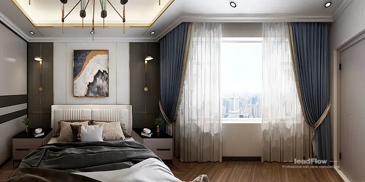 Contemporary WPC Wall Cladding Project: Hangzhou Apartment Interior in Hangzhou, China - photo 1