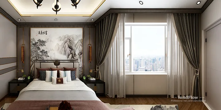 Contemporary WPC Wall Cladding Project: Hangzhou Apartment Interior in Hangzhou, China - photo 2