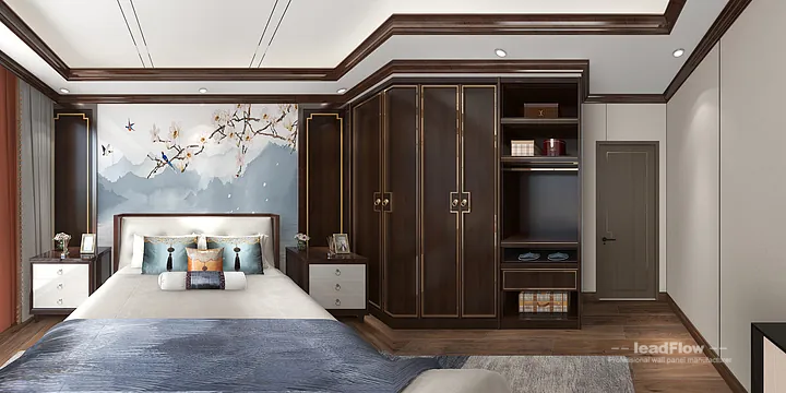Contemporary Apartment Interior in Hangzhou using WPC Wall Panel in Hangzhou, China - photo 1
