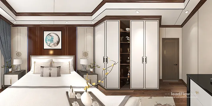 Contemporary Apartment Interior in Hangzhou using WPC Wall Panel in Hangzhou, China - photo 2
