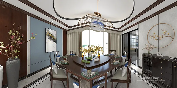 Contemporary Apartment Interior in Hangzhou using WPC Wall Panel in Hangzhou, China - photo 8