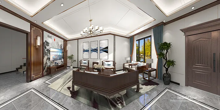 WPC Wall Panel Design Case: Mao's Hangzhou Apartment in Hangzhou, China - photo 10