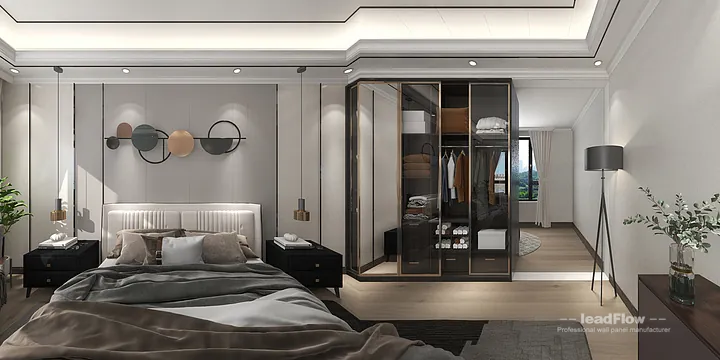 WPC Wall Panel Design Case: Mao's Hangzhou Apartment in Hangzhou, China - photo 5