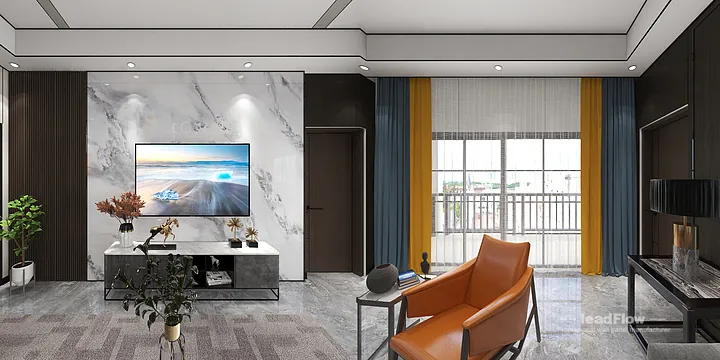 WPC Wall Panel Design Case: Mao's Hangzhou Apartment in Hangzhou, China - photo 6