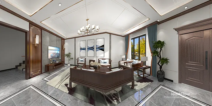 WPC Wall Panel Design Case: Mao's Hangzhou Apartment in Hangzhou, China - photo 7