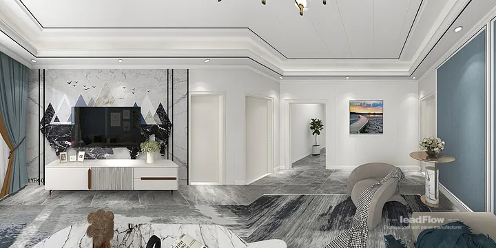 Warm WPC Cladding Project: Hangzhou Apartment Interior in Hangzhou, China