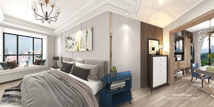 Elegant Apartment Interior in Hangzhou using WPC Interior Panel in Hangzhou, China - photo 1
