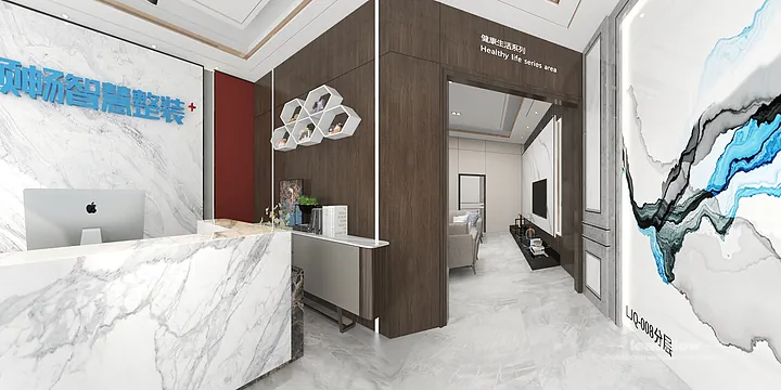 WPC Wall Cladding Design Case: Hangzhou Commercial Space in Hangzhou, China - photo 6