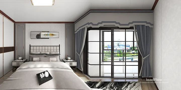 WPC Cladding Design for Hangzhou Apartment &mdash; Living-Dining Room Focus in Hangzhou, China - photo 8