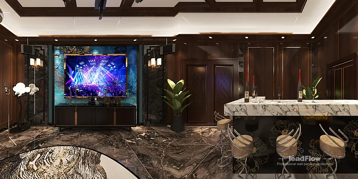 Explore WPC Wall Panel in This Hangzhou Interior Project &mdash; Stylish Style in Hangzhou, China - photo 2