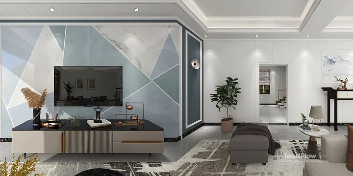 WPC Wall Panel Transformation: Hangzhou Apartment with Living Room Walls in Hangzhou, China