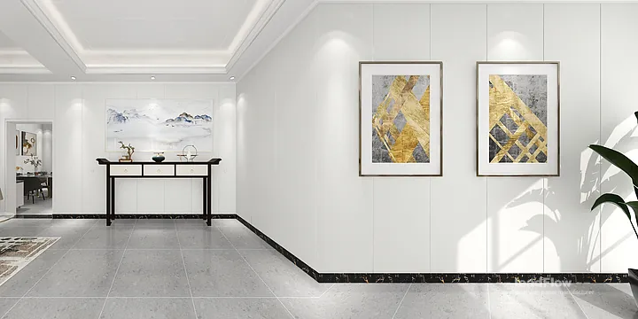 WPC Wall Panel Transformation: Hangzhou Apartment with Living Room Walls in Hangzhou, China - photo 2