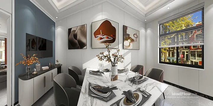 WPC Wall Panel Transformation: Hangzhou Apartment with Living Room Walls in Hangzhou, China - photo 3