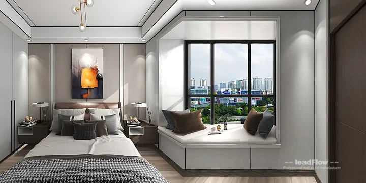 WPC Wall Cladding Design for Hangzhou Apartment &mdash; Living-Dining Room Focus in Hangzhou, China - photo 10