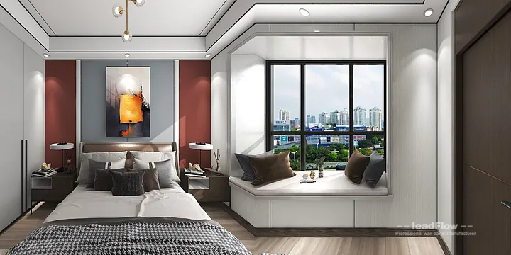 WPC Wall Cladding Design for Hangzhou Apartment &mdash; Living-Dining Room Focus in Hangzhou, China - photo 9
