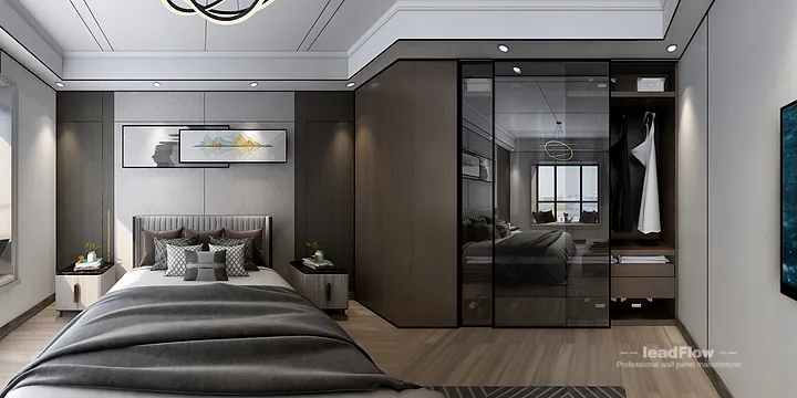 Ding's Hangzhou Apartment with WPC Wall Panel &mdash; Contemporary in Hangzhou, China - photo 1