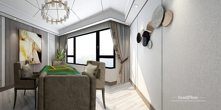Ding's Hangzhou Apartment with WPC Wall Panel &mdash; Contemporary in Hangzhou, China - photo 2