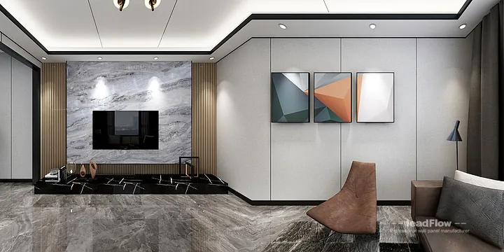 Ding's Hangzhou Apartment with WPC Wall Panel &mdash; Contemporary in Hangzhou, China - photo 4