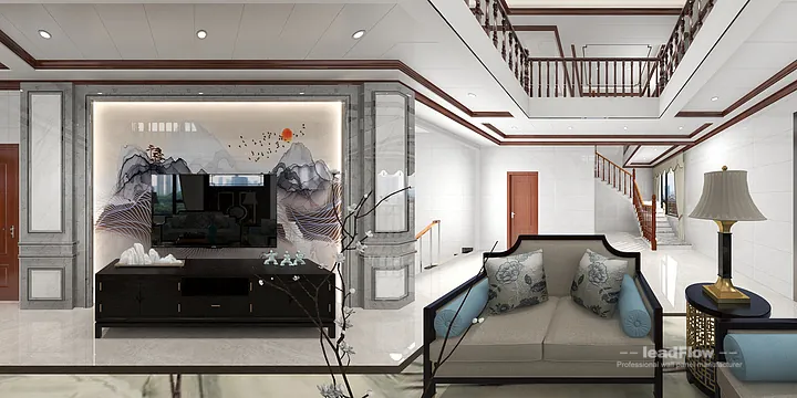 WPC Wall Panel Design for Hangzhou Apartment &mdash; guest bedroom Focus in Hangzhou, China - photo 6