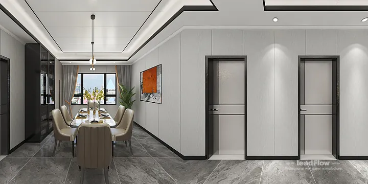 WPC Wall Panel Apartment Inspiration in Hangzhou &mdash; Modern Design in Hangzhou, China - photo 3