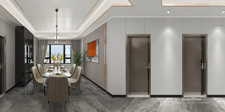 WPC Wall Panel Apartment Inspiration in Hangzhou &mdash; Modern Design in Hangzhou, China - photo 5