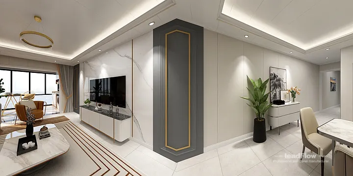 WPC Wall Cladding Project: Hangzhou Apartment with guest bedroom in Hangzhou, China