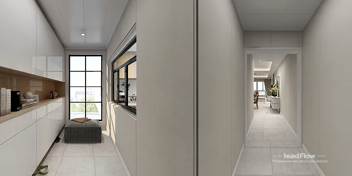 WPC Wall Cladding Project: Hangzhou Apartment with guest bedroom in Hangzhou, China - photo 2