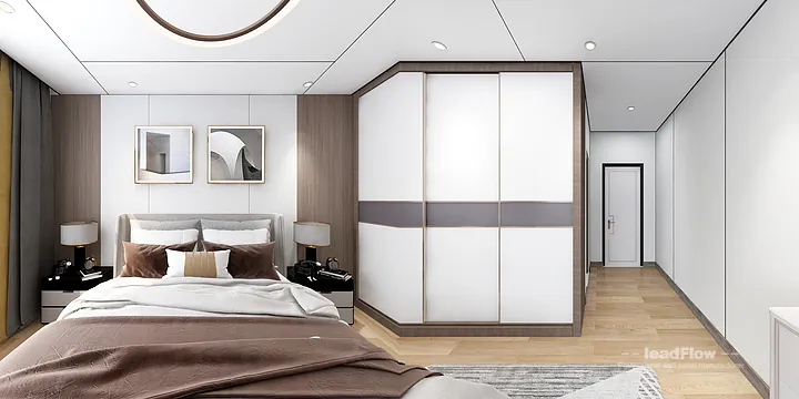 WPC Wall Cladding Transformation: Hangzhou Apartment with Master Bedroom Walls in Hangzhou, China - photo 1