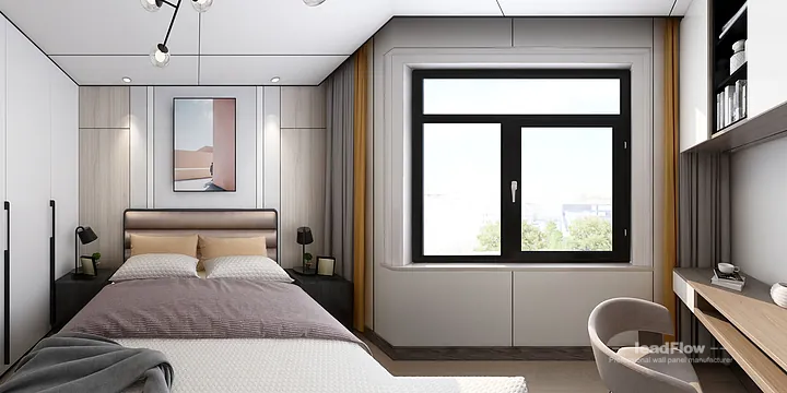 WPC Wall Cladding Transformation: Hangzhou Apartment with Master Bedroom Walls in Hangzhou, China - photo 7