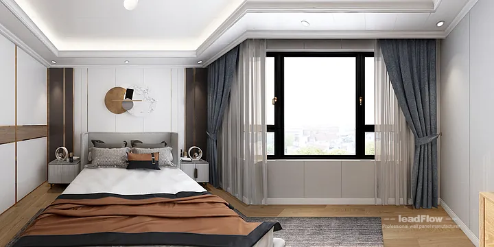 WPC Cladding Transformation: Hangzhou Apartment with Master Bedroom Walls in Hangzhou, China - photo 7
