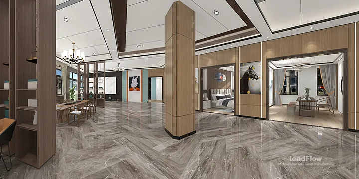 Elegant Commercial Space in Hangzhou Featuring WPC Wall Panel in Hangzhou, China - photo 12