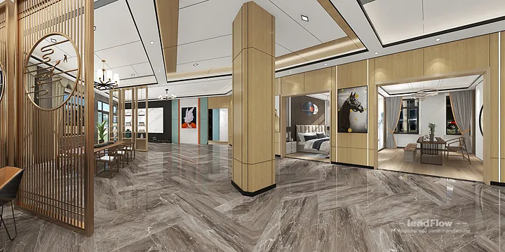 Elegant Commercial Space in Hangzhou Featuring WPC Wall Panel in Hangzhou, China - photo 16