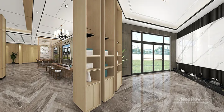 Elegant Commercial Space in Hangzhou Featuring WPC Wall Panel in Hangzhou, China - photo 17