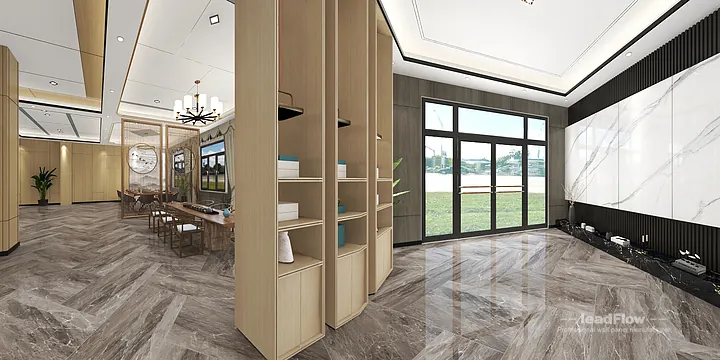 Elegant Commercial Space in Hangzhou Featuring WPC Wall Panel in Hangzhou, China - photo 18