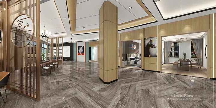 Elegant Commercial Space in Hangzhou Featuring WPC Wall Panel in Hangzhou, China - photo 19