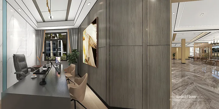 Elegant Commercial Space in Hangzhou Featuring WPC Wall Panel in Hangzhou, China - photo 2
