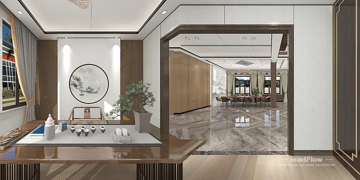 Elegant Commercial Space in Hangzhou Featuring WPC Wall Panel in Hangzhou, China - photo 22